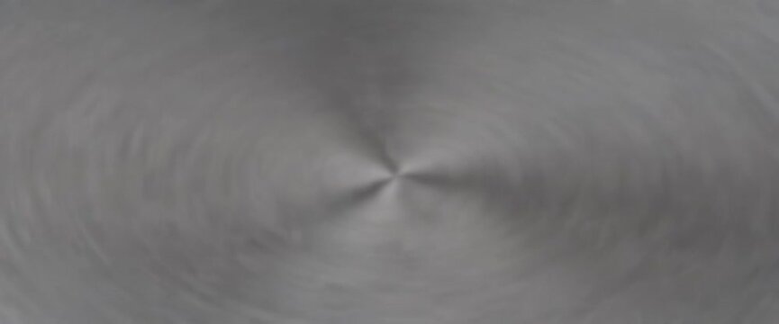 Abstract Silver Metallic Radial Gradient Background with Polished Chrome Texture