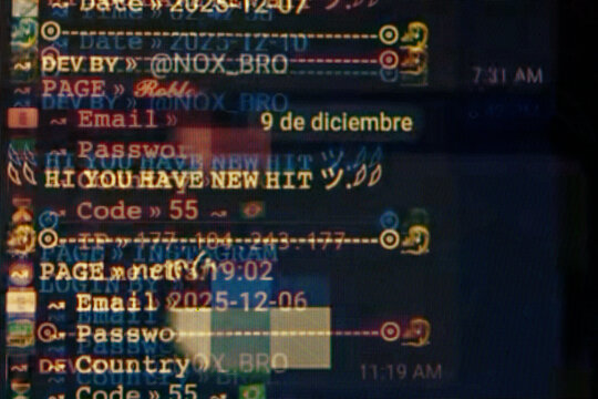 Script code on monitor, closeup. Software development concept