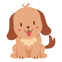 Fototapeta premium Dog illustration is suitable for animal or pets.