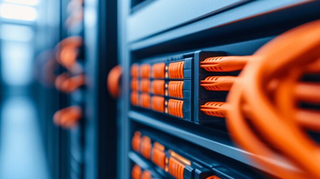 Advanced critical network hardening secure server infrastructure within a mission-critical financial data processing facility featuring reinforced access control systems.