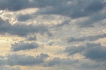 Fototapeta premium the gray clouds on the sky