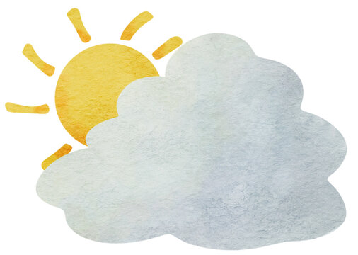 illustration of cloudy clouds