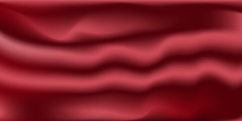 Beautiful dark red line wave background.