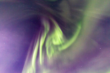 アラスカ　フェアバンクスのオーロラ