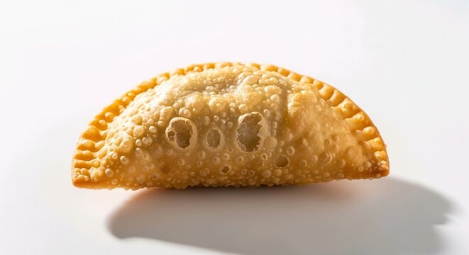 Indonesian Pastel Fried Pastry Snack Isolated