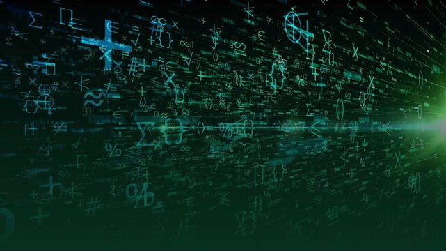 abstract binary code background