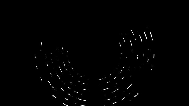Kinetic Shape 92 &ndash; Dynamic Geometric Motion Graphics Animation, Abstract Moving Forms, Modern Minimal Design Elements for Promo and Social Media