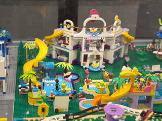Naklejka premium Lego waterpark playset