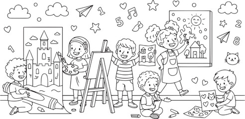 Fototapeta premium Hand Drawn Vector 