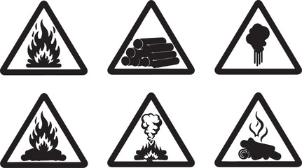 Black tent and campfire illustration a striking outdoor scene silhouette © MdMufassel