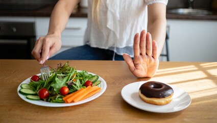 Healthy Eating Choice - Rejecting Junk Food