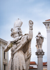 Fototapeta premium Statues at Trieste, Italy
