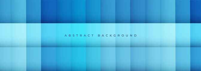 Calm blue gradient geometric grid abstract background with layered translucent vertical panels, subtle light reflections, clean corporate mood, horizontal banding and soft shadows for modern web