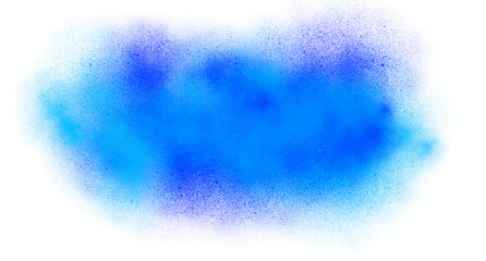 Deep Blue Ink Splash and Spray Paint Mist for Modern Artistic Background © irham