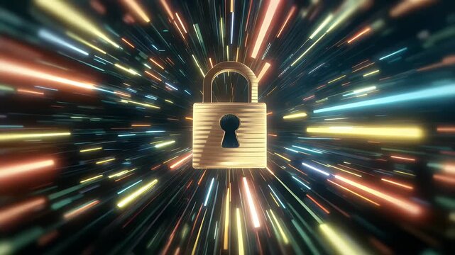 Cybersecurity data lock with digital encryption