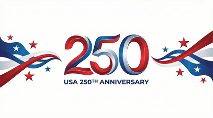 Fototapeta premium Design has big numbers and stars for celebration, created AI