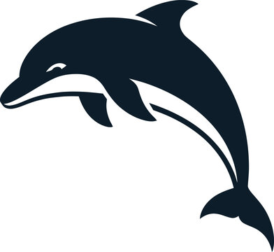 Vector dolphin icon