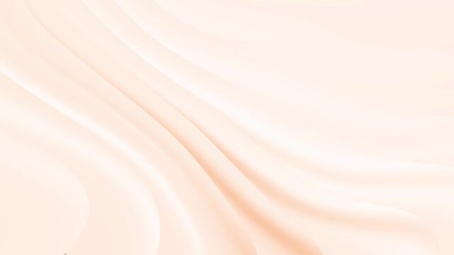 Abstract orange gradient curve wave motion background. Seamless looping animation