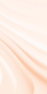 Abstract orange gradient curve wave motion background. Seamless looping animation