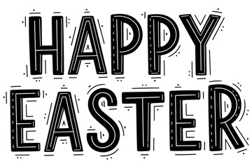 Christian Easter Easter typography, inspirational religious lettering