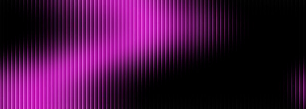 Abstract digital background featuring vibrant magenta vertical lines creating a glowing rhythmic pattern with dark fading edges on white background