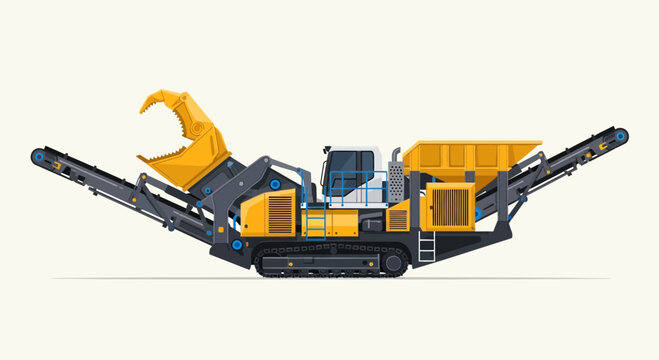 Industrial Rock Crusher Machine with Claw