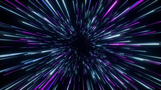 Abstract warpspeed background