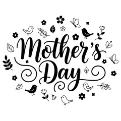 Obraz premium Mother’s Day typography design
