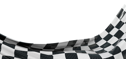 Dynamic image of a checkered flag waving, perfect for themes of racing, competition, and achieving goals. Ideal for vari © vege