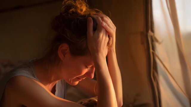 Bathsheba Grieves and Mourns After Hearing News of Her Husband Uriah's Death on the Battlefield