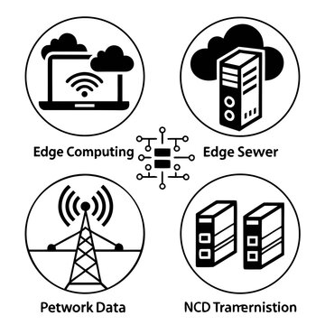 Edge computing and iot data transmission network