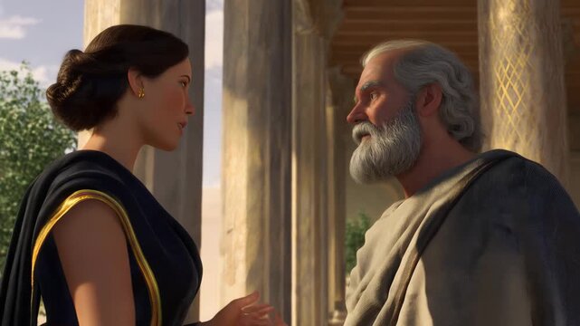 Bathsheba Spoke to the Aging King David to Remind Him of the Promise That Their Son, Solomon, Would Rule as King After David