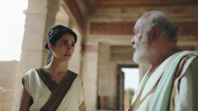 Bathsheba Spoke to the Aging King David to Remind Him of the Promise That Their Son, Solomon, Would Rule as King After David