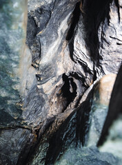 Skały w jaskini zbójeckiej Łagów © Przemysaw