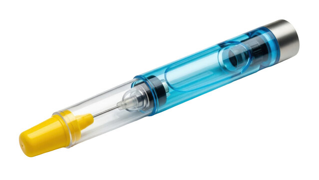 Isolated pen injector for subcutaneous administration of medicine and vaccination device