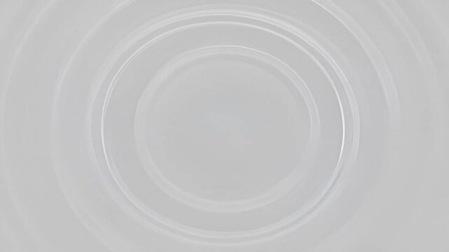 Expanding circular ripple outline overlay with slow outward motion and soft fade