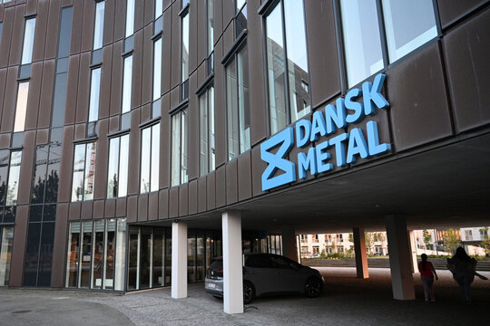Copenhagen, Denmark - August 1, 2024: The Danish Metalworkers' Union (Dansk Metal) in Copenhagen