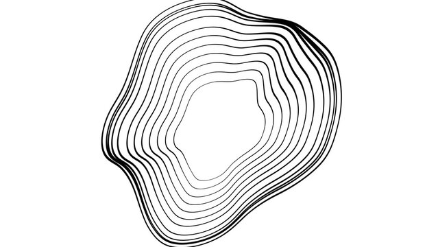 Kinetic Shape 33 &ndash; Animated Geometric Elements, Abstract Motion Design Pack, Modern Dynamic Shapes for Presentation and Social Media Content