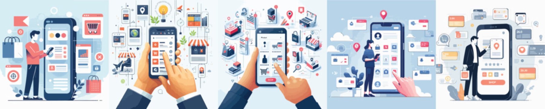 Vector of Marketplace Seller Concept