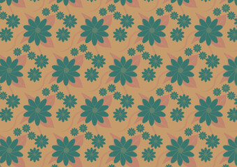 Colorful seamless floral pattern background wallpaper design