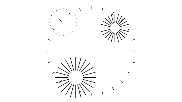 Kinetic Shape 69 &ndash; Animated Geometric Elements, Abstract Motion Design Pack, Modern Dynamic Shapes for Presentation and Social Media Content