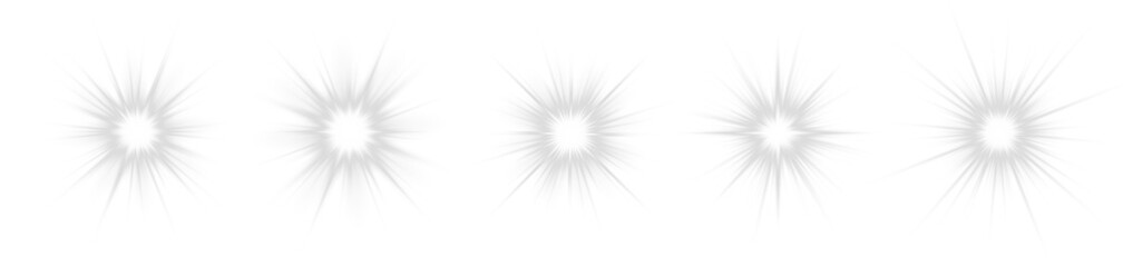 Fototapeta premium Soft transparent sunlight burst with glow. Circular flare reflections create elegant motion. Perfect vector design for summer themes.