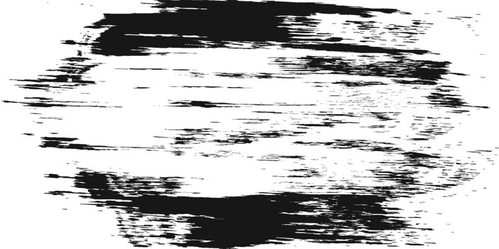 Distorted grunge layer error. Noise destroys texture. Vector trendy deformed glitch shape