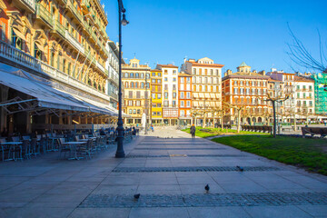 Castle Square, San Fermin Festival in the Autonomous Community of Navarre