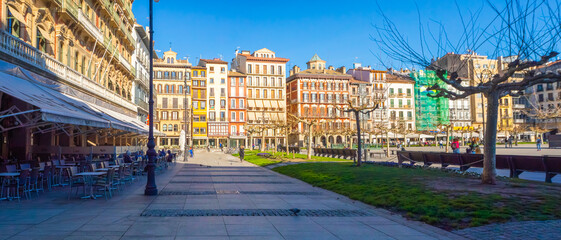 Castle Square, San Fermin Festival in the Autonomous Community of Navarre