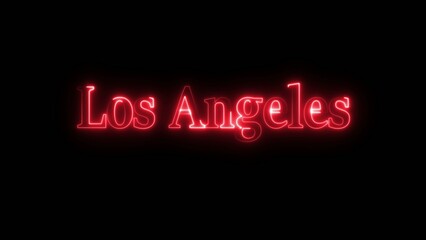 Obraz premium Los angeles neon sign