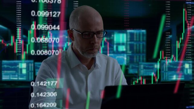 Dedicated Trader Innovates. Diligent Securities Merchant Applies Modern Innovations For Analysis