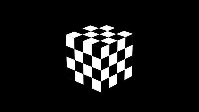 Kinetic Shape 8 &ndash; Dynamic Geometric Motion Graphics Animation, Abstract Moving Forms, Modern Minimal Design Elements for Promo and Social Media