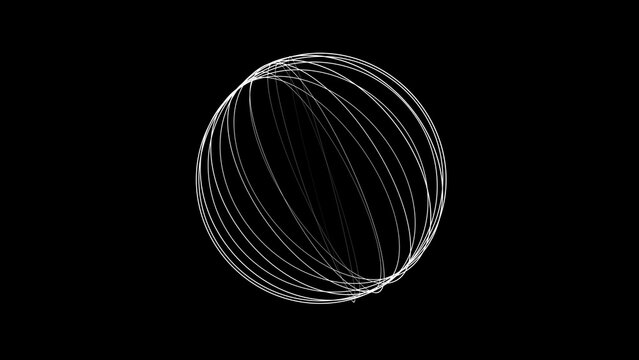 Kinetic Shape 16 &ndash; Dynamic Geometric Motion Graphics Animation, Abstract Moving Forms, Modern Minimal Design Elements for Promo and Social Media