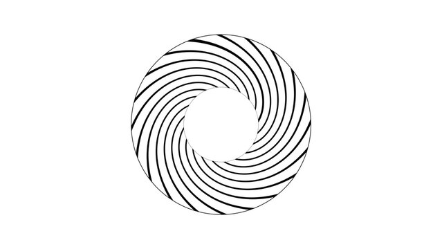 Kinetic Shape 23 &ndash; Dynamic Geometric Motion Graphics Animation, Abstract Moving Forms, Modern Minimal Design Elements for Promo and Social Media